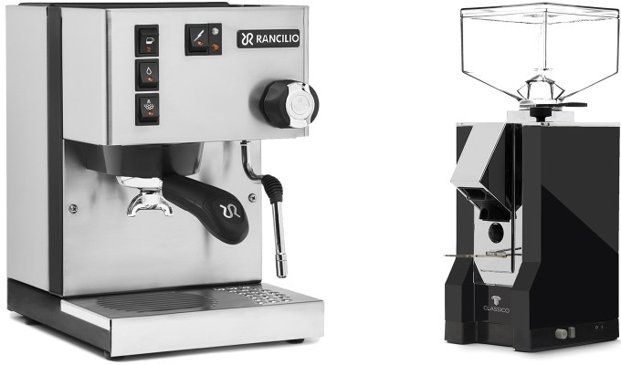 Set Rancilio Silvia BC + Eureka Mignon Classico