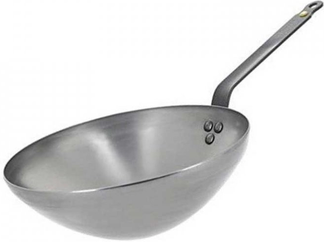 de Buyer WOK pánev WOK MINERAL B BOIS 28 cm