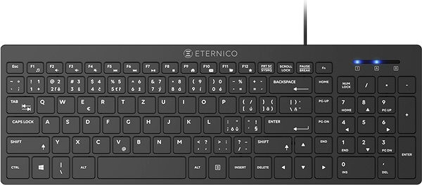 Eternico Home Keyboard Wired KD2021 AET-KD2021CSBN