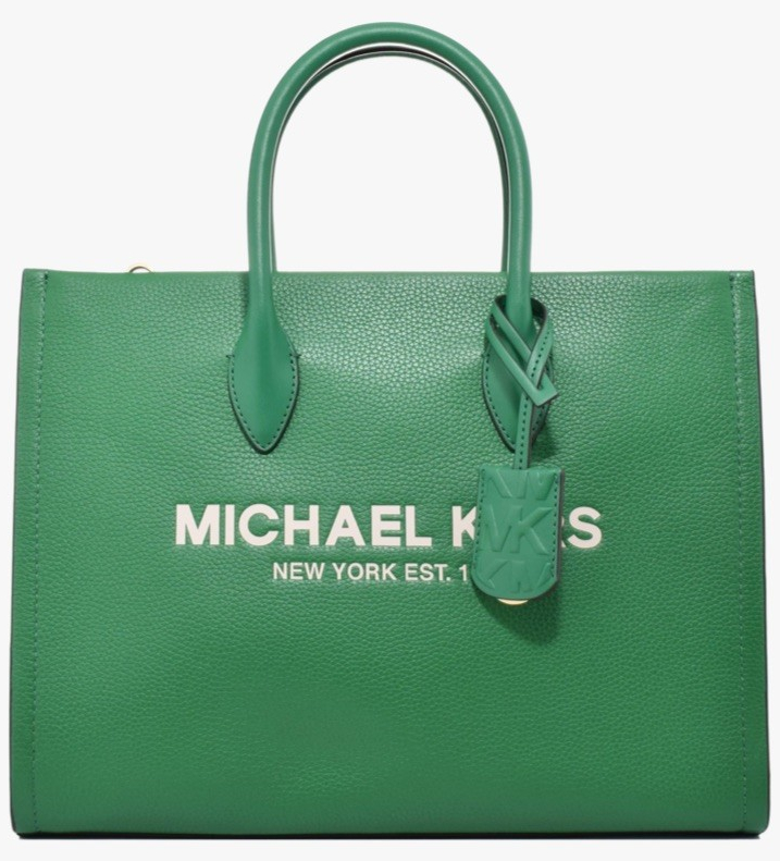 Michael Kors MIRELLA crossbody bag medium dámská kožená kabelka zelená