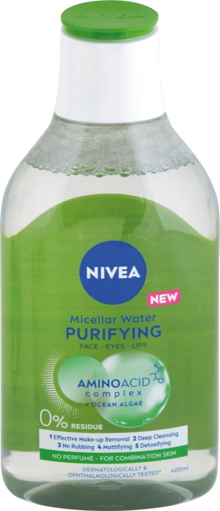Nivea Micellar Water Purifying čisticí micelární voda 400 ml