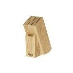 Blok WOODY, pro 5 nožů a nůžky