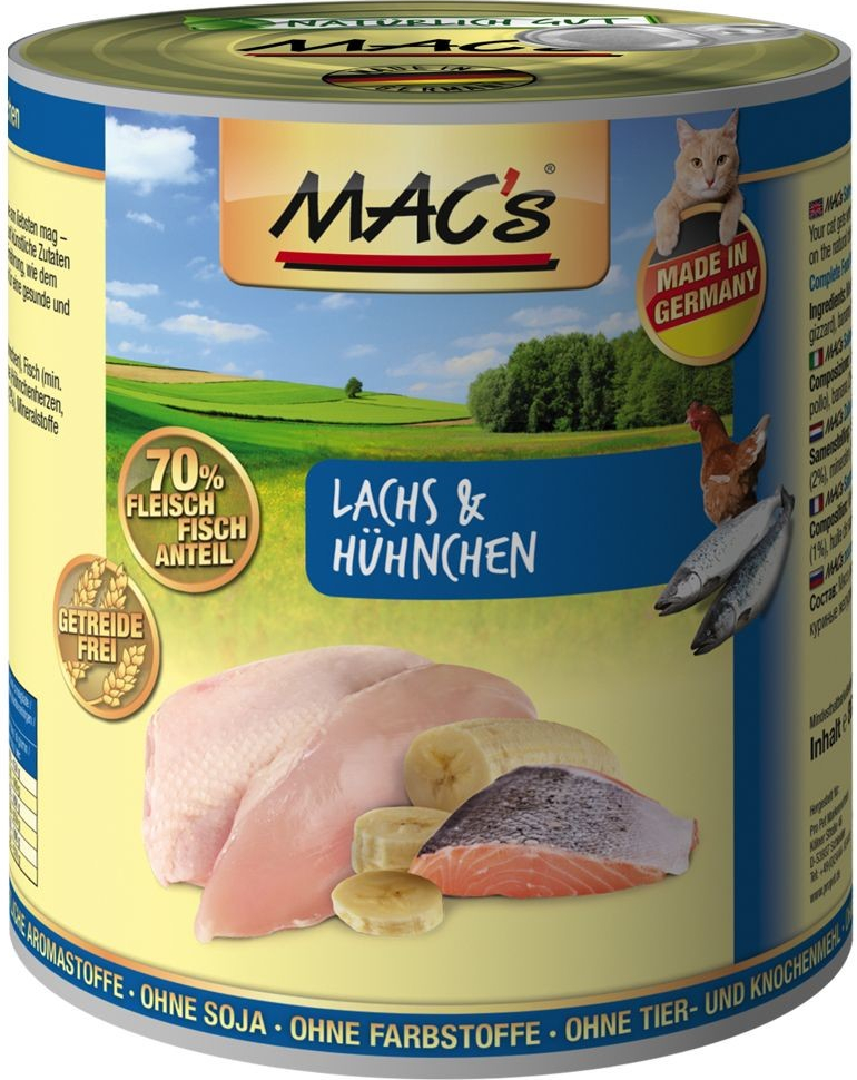 Mac\'s Cat masová kachní králičí hovězí 6 x 0,8 kg