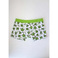 Cornette chlapecké boxerky "UFO" zelené