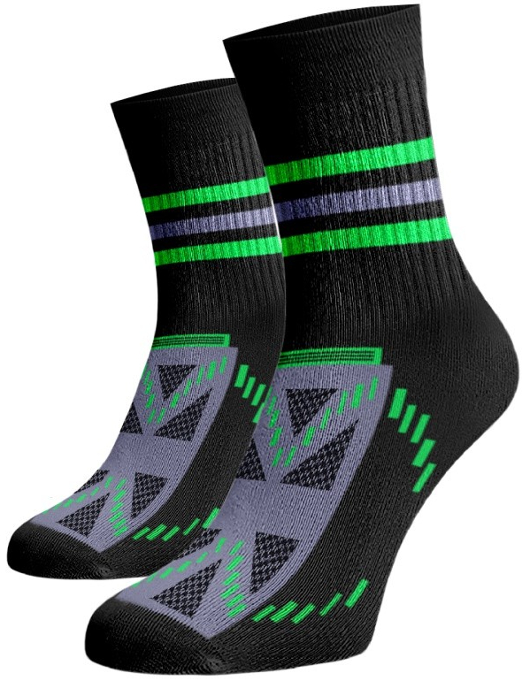 Sportovní funkční ponožky Zelená
