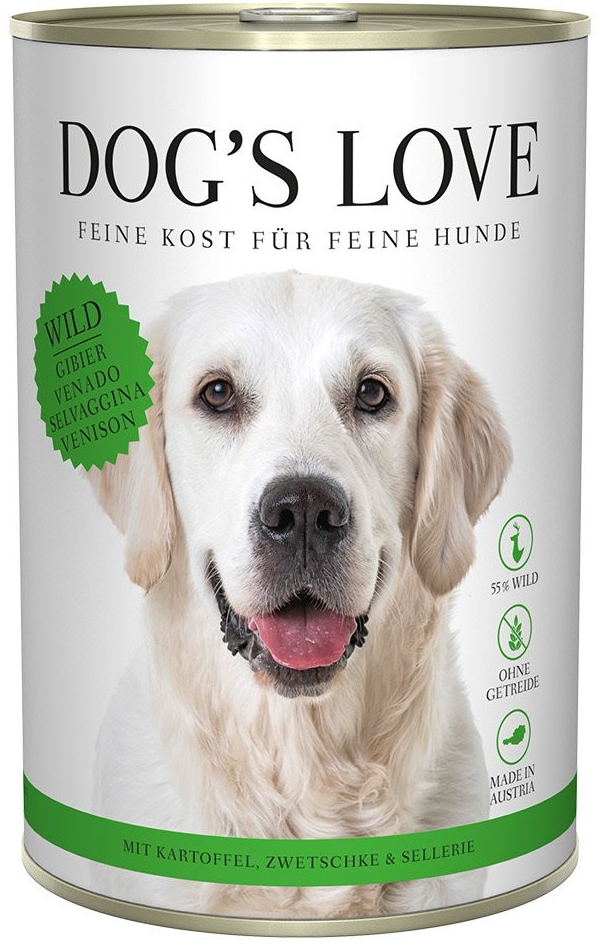 Dog\'s Love Classic zvěřina s bramborami švestkami a celerem 6 x 400 g