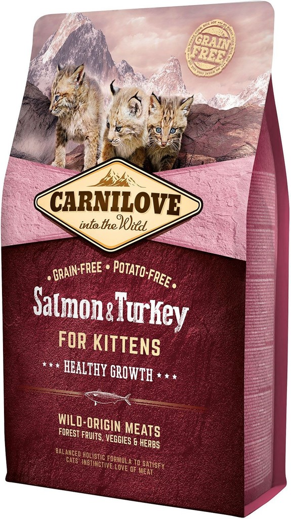 Carnilove Salmon & Turkey for Kittens Healthy Growth 2 kg