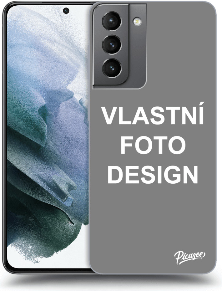 Pouzdro Picasee silikonové Samsung Galaxy S21 G991B 5G - Vlastní design/motiv čiré