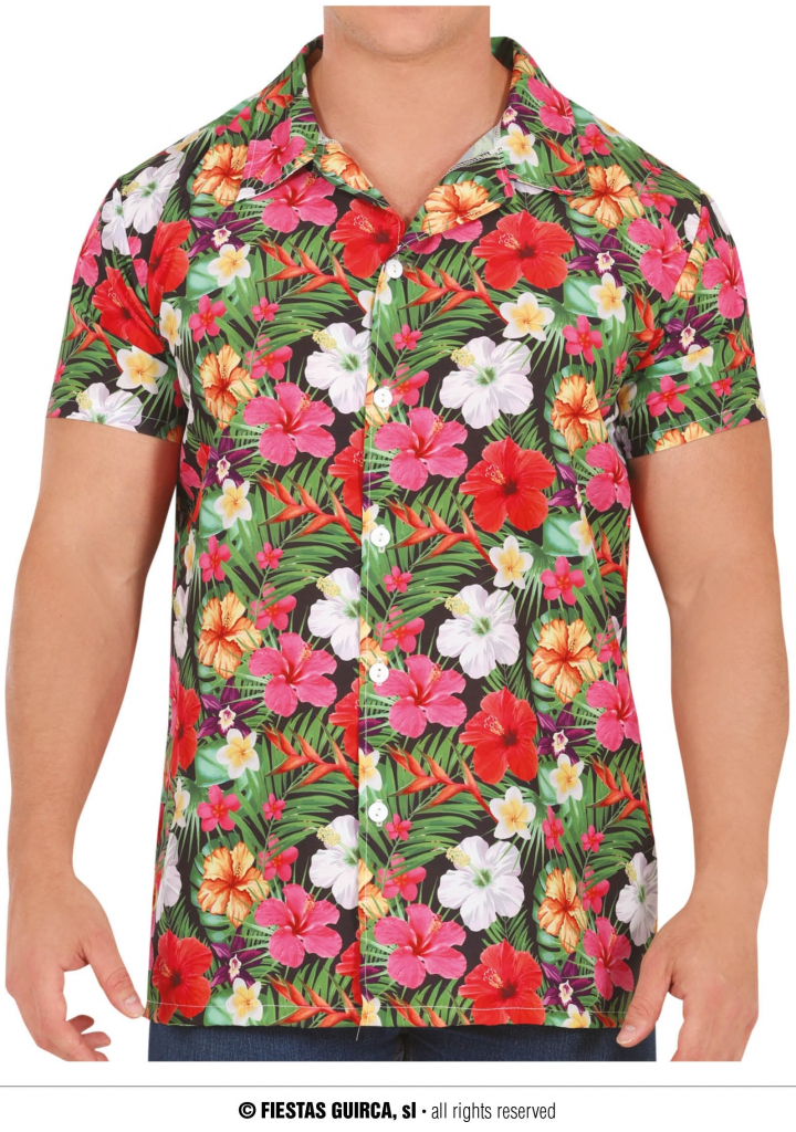 Havajská košile květy
