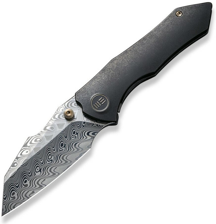 WE KNIFE High-Fin Damasteel/Titanium WE22005-DS1