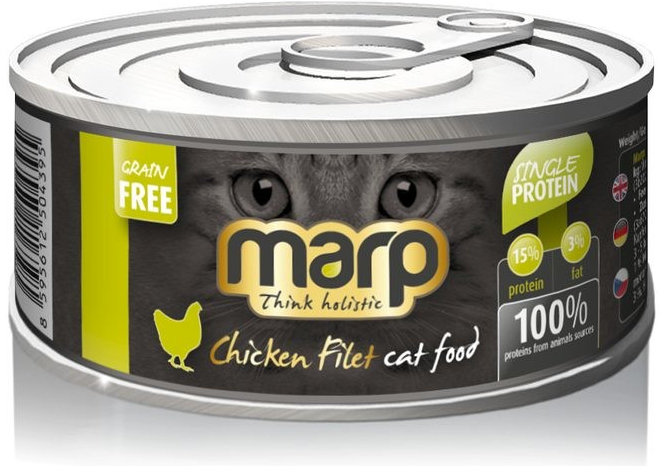 Marp Holistic Chicken Filet pro kočky s kuřecími prsy 12 x 70 g