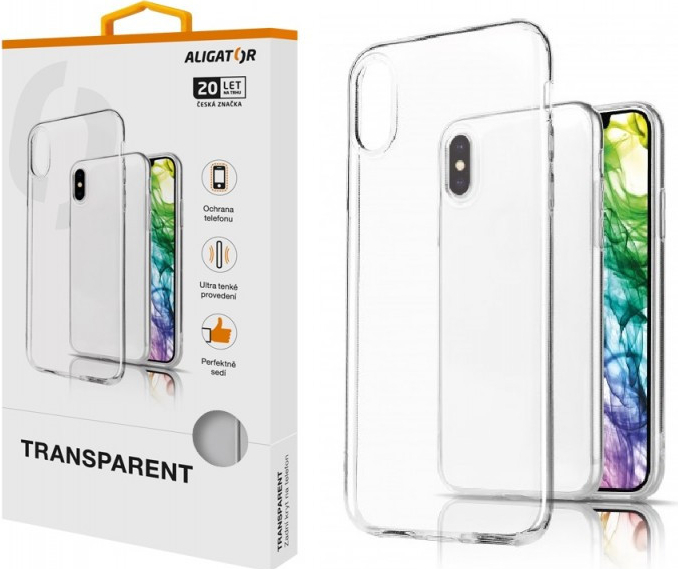 Pouzdro Aligator Transparent Xiaomi Redmi 9 C čiré