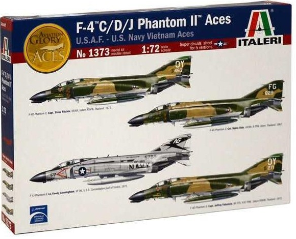 Italeri F 4 C D J Phantom II ACES USAF US Navy Vietnam 1:72