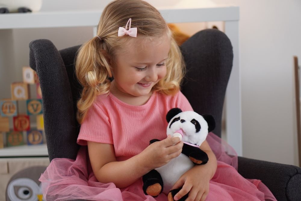 Mac Toys Steppos Interaktivní panda s lahvičkou