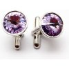 Swarovski 0001 (crystal violet) manžetové knoflíčky