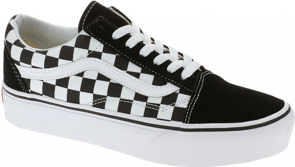 Vans Old Skool Platform Checkerboard/black/True white