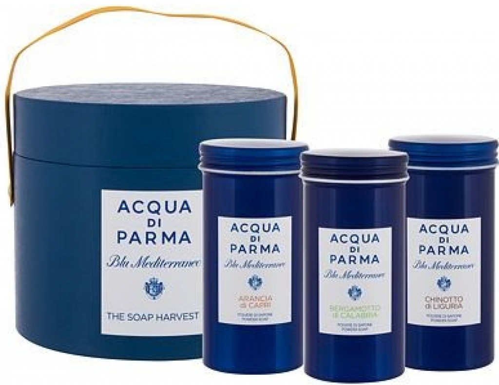 Acqua Di Parma Blu Mediterraneo The Soap Harvest 3 x 70 g dárková sada