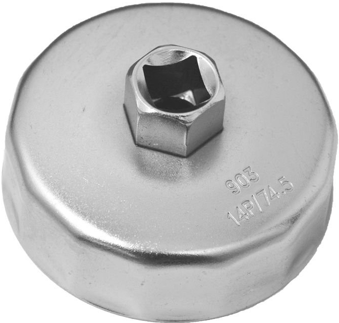 Genborx Klíč na olejové filtry miskovitý 74 mm, 14 hran VT01935J