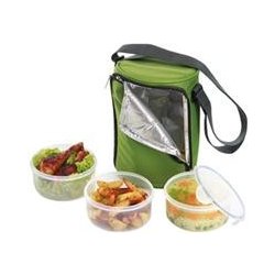 Jídlonosič Tescoma FRESHBOX, 3 dózy 0.8 l modrý