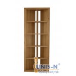 knihovna 5/2 rohová Masiv 22363