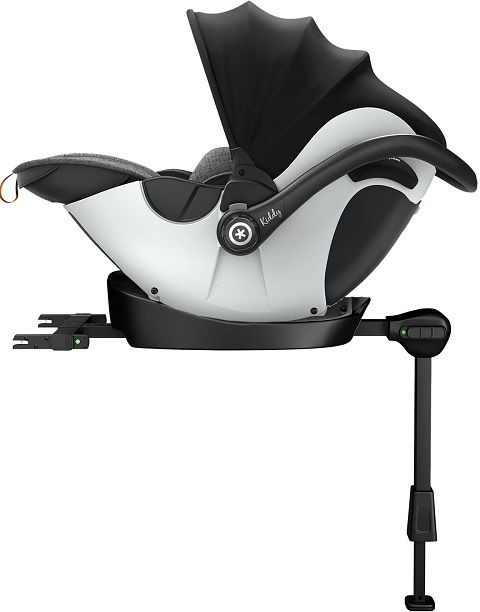 Kiddy Evoluna i-size 2 + Isofix základna 2022 Grey Melange Solar Orange