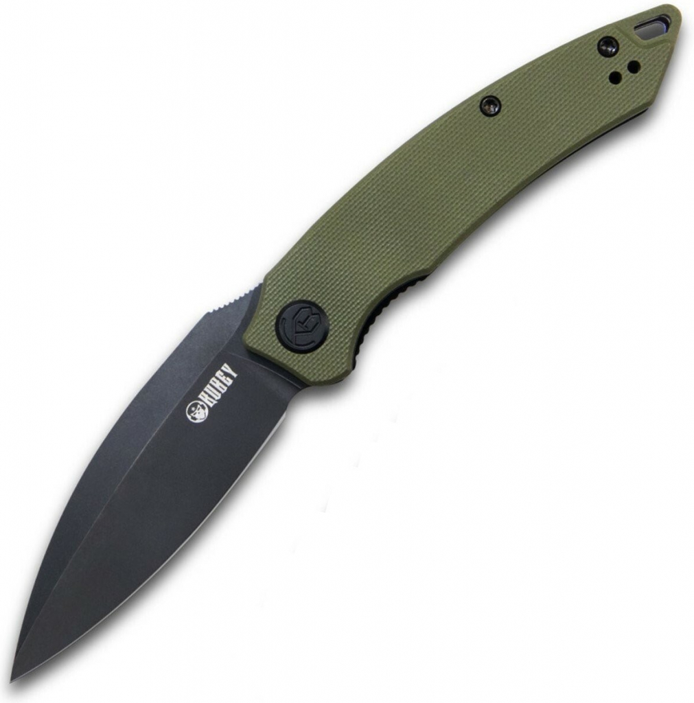 KUBEY Leaf Liner Lock Front Flipper Folding Knife G10 Handle KU333C