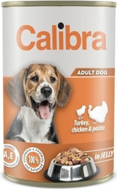 Calibra Dog krůta kuře těstoviny v želé NEW 1,24 kg
