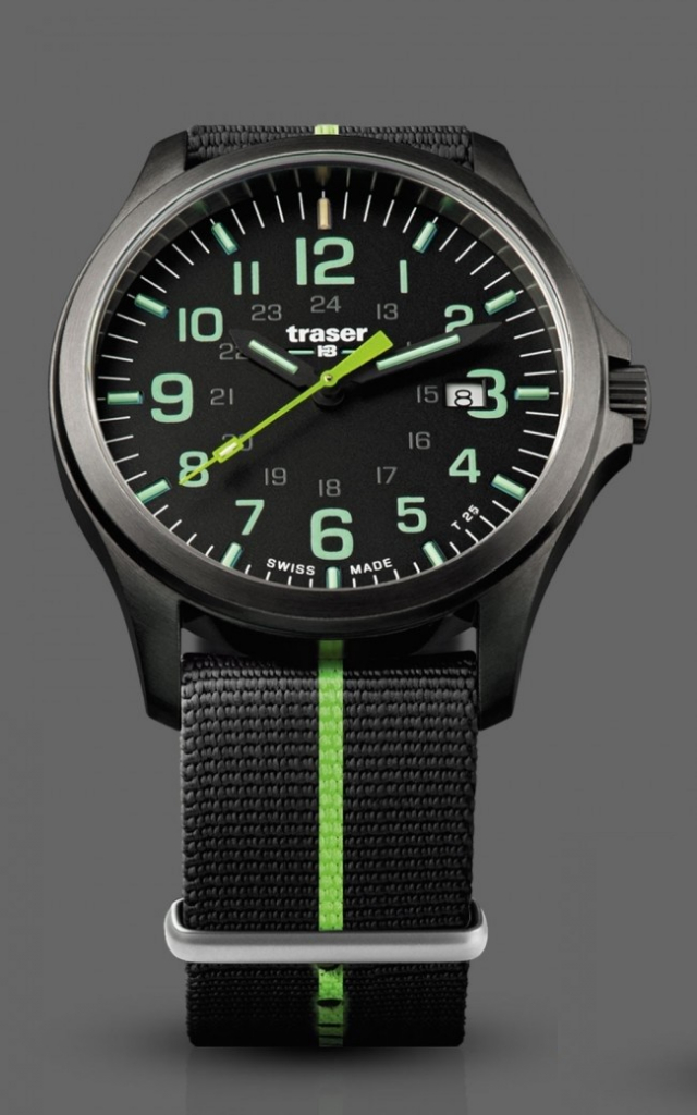 Traser P67 Officer Pro GunMetal Black/Lime Ocel