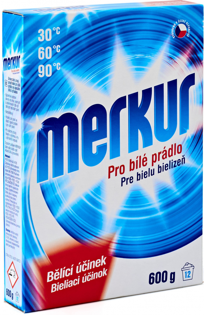 Merkur Bílá síla prášek na bíle prádlo 600 g