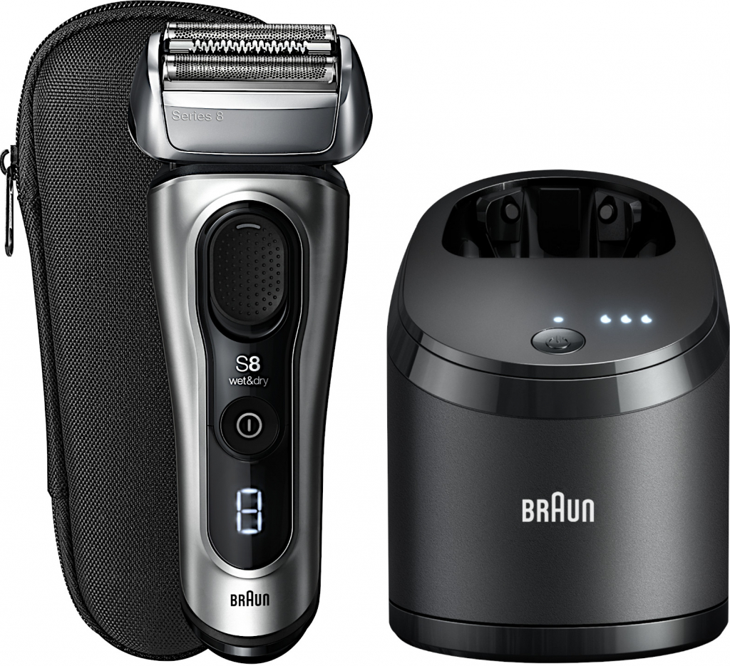 Braun Series 8 8467cc stříbrný