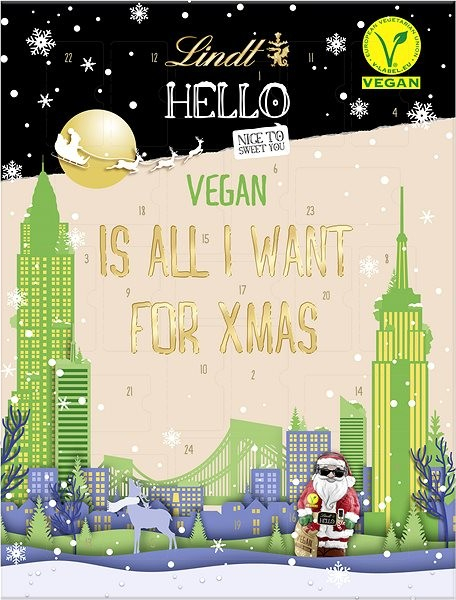 LINDT Vegan Hello Adv.Calendar 228 g