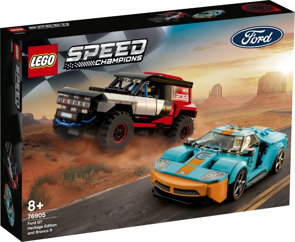 LEGO® Speed Champions 76905 Ford GT Heritage Edition a Bronco R