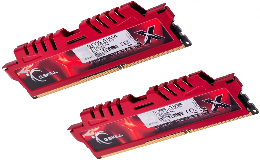 G-Skill DDR3 16GB 1333MHz CL9 (2x8GB) F3-10666CL9D-16GBXL