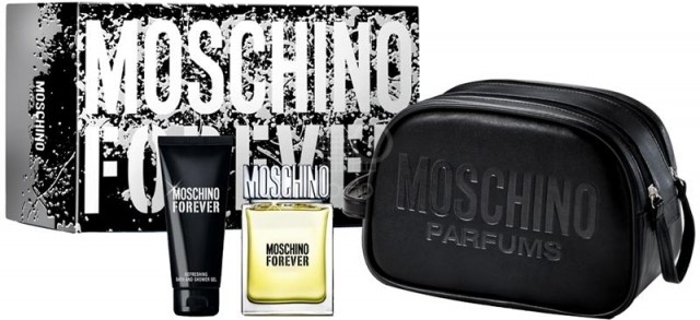 Moschino Forever EDT 100 ml + 100 ml Sprchový gél + kosmetická taška dárková sada