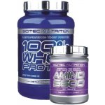 Scitec 100% Whey protein 2350 g + Scitec Amino 5600 500 tbs.