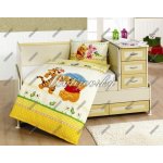 Matějovský bavlna souprava Disney Medvídek Pů turtle gelb 130x90