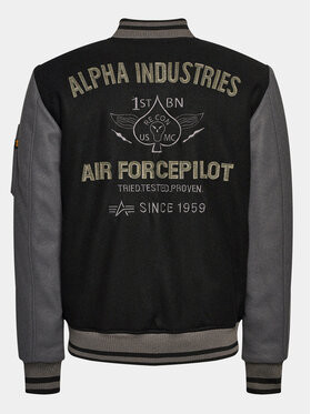 Alpha Industries bomber Varsity Air Force 138107 černá