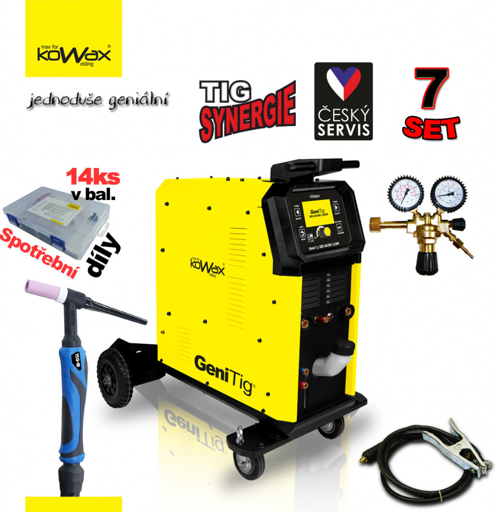 Kowax GeniTig 320 AC/DC LCD5 TIG/MMA set 07