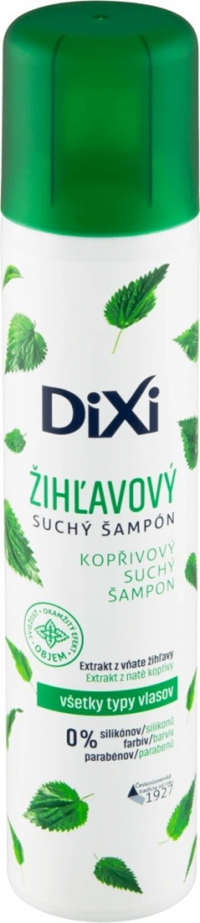 Dixi Kopřivový suchý šampon na vlasy 200 ml