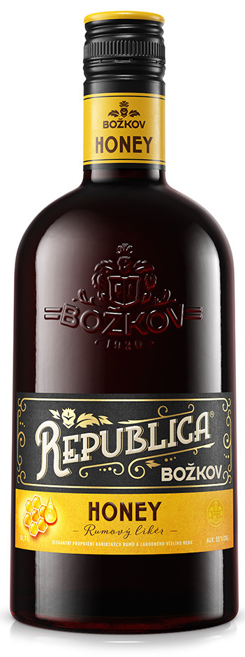 Božkov Republica Honey 35% 0,5 l (holá láhev)