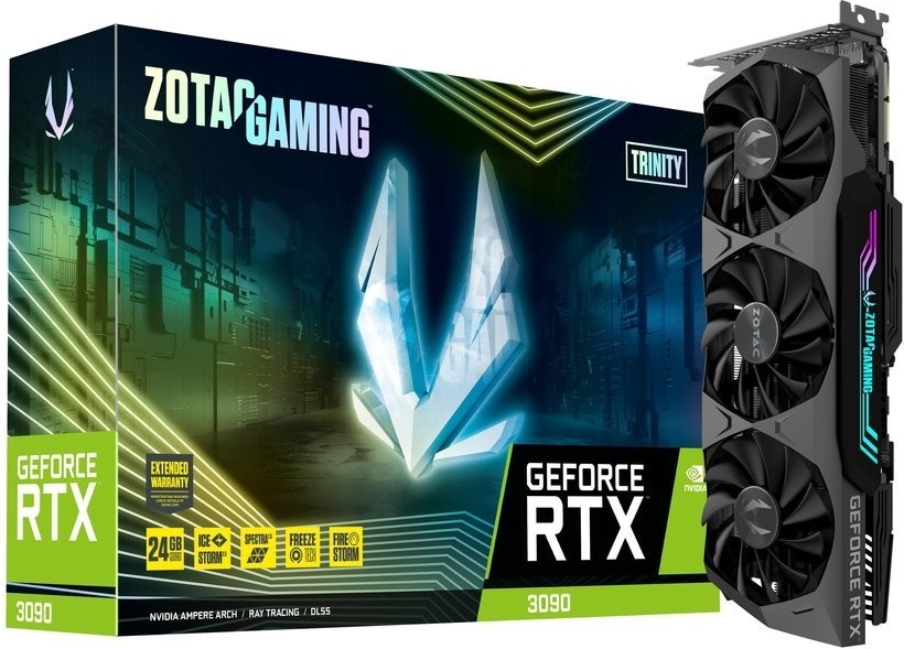 Zotac GeForce RTX 3090 Gaming Trinity 24GB GDDR6X ZT-A30900D-10P