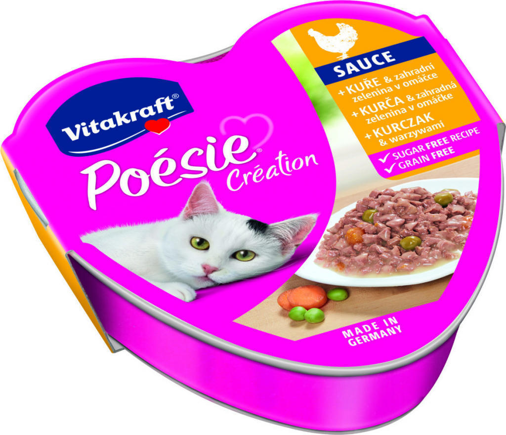 Vitakraft Cat Poésie šťáva kuře & zel. 85 g