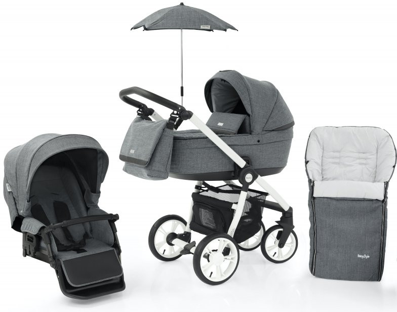 Babystyle Prestige3 Active white/ black 6v1 Misty Grey 2022