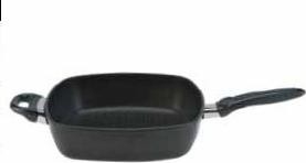 SKK Titanium 2000 Plus Non Stick hranatá grilovací ucho ručka 28 x 28 cm