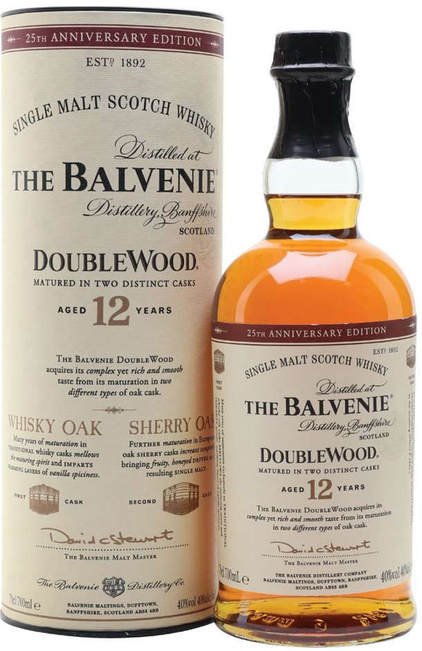 Balvenie DoubleWood Old 12y 40% 0,7 l (holá láhev)