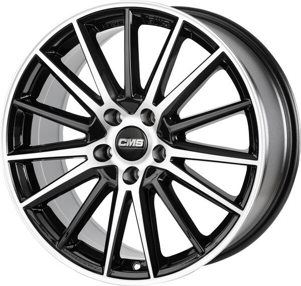 CMS C23 8x18 5x120 ET35 black polished rim