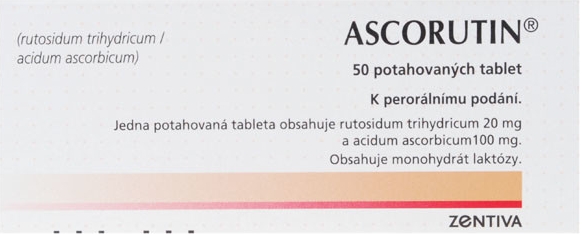 ASCORUTIN POR 100MG/20MG TBL FLM 50(5X10)