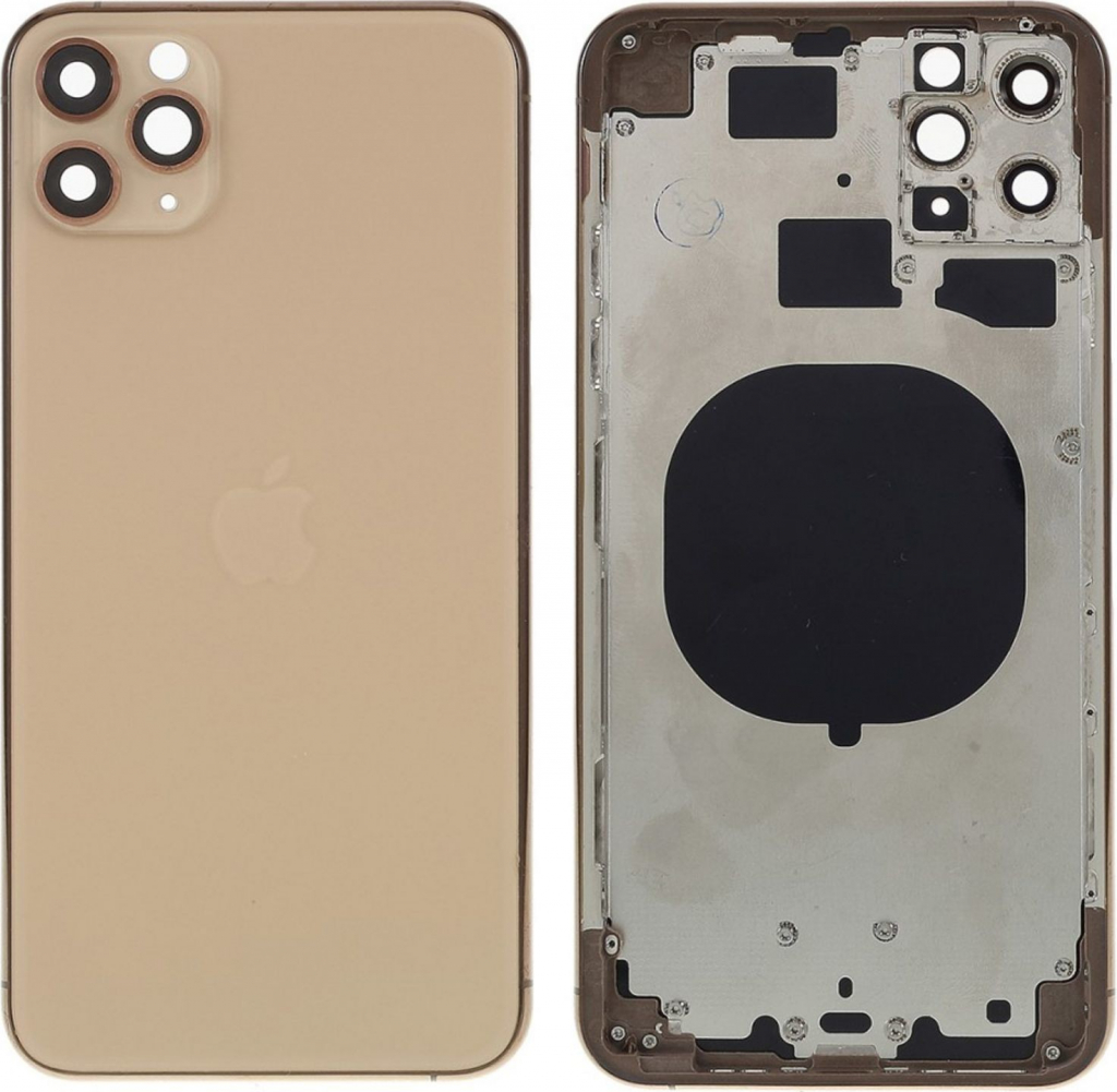 Kryt Apple iPhone 11 Pro Max Zadní Housing zlatý