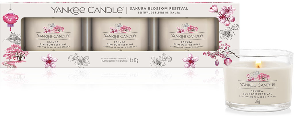 Yankee Candle Sakura Blossom Festival 3 x 37 g