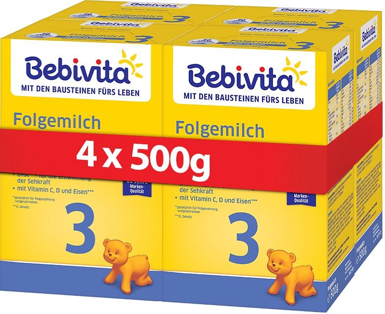 Bebivita 3 9+ 4 x 500 g